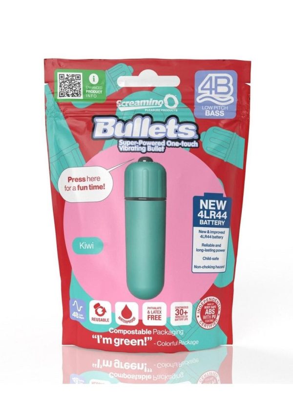 Screaming O 4B Bullet Vibrator - Kiwi