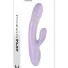 Playboy Bumping Bunny Rechargeable Silicone Rabbit Vibrator - Pink