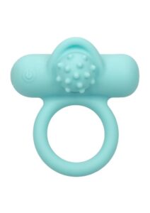 Couple`s Enhancers Silicone Rechargeable Nubby Lover`s Delight - Teal