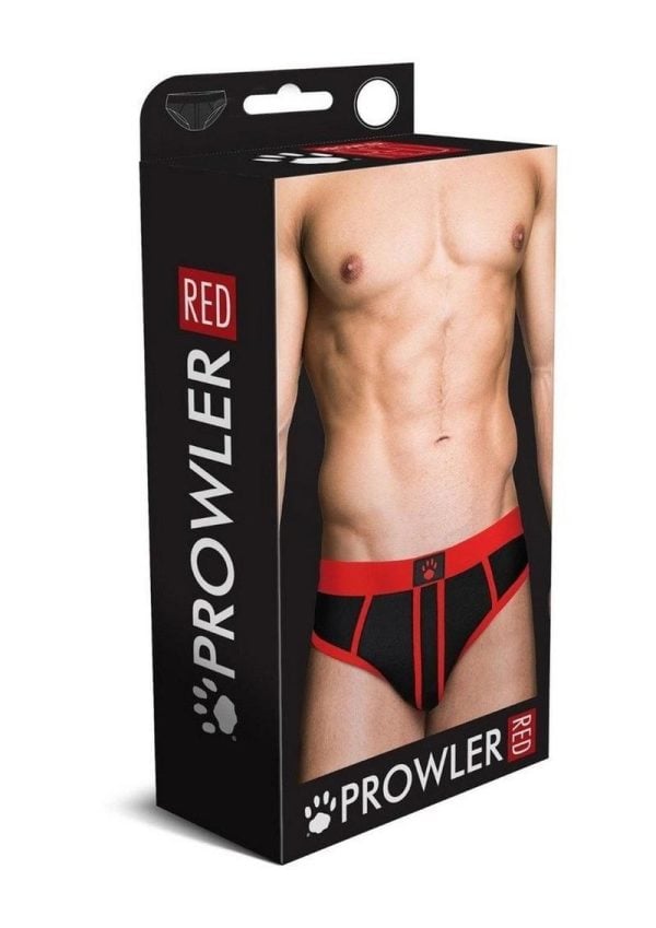 Prowler RED Ass-Less Brief - XLarge - Black/Red