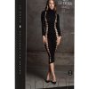 Le Desir Shade Carme XI Dress with Turtleneck - OS - Black
