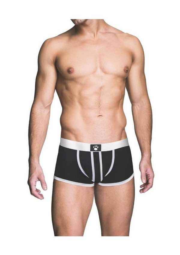 Prowler RED Ass-Less Trunk - Medium - White/Black