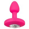 Cheeky Gems Rechargeable Silicone Vibrating Probe - Small - Pink