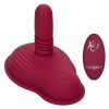 Dual Rider Rechargeable Silicone Remote Control Thrust and Grind Massager - Red