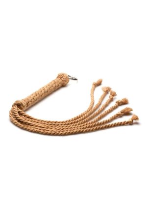 Master Series Swashbuckler Rope Flogger - Tan