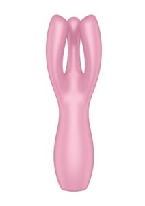 Satisfyer Threesome 3 Rechargeable Silicone Stimulator - Pink