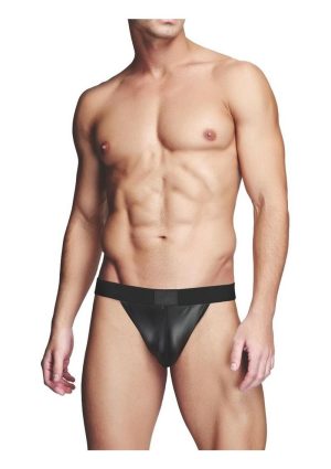 Prowler RED Wetlook Ass-Less Jock - Large - Black