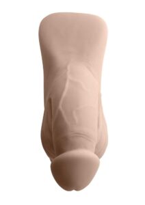 Gender X TPE Packer Dildo 4in - Vanilla