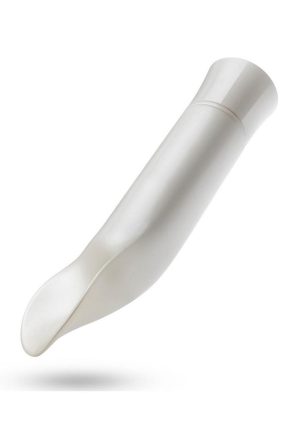 Oh My Gem Bold Rechargeable Silicone Vibrator - Diamond White