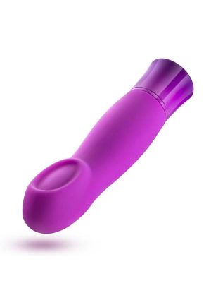 Oh My Gem Charm Rechargeable Silicone Vibrator - Amethyst Purple