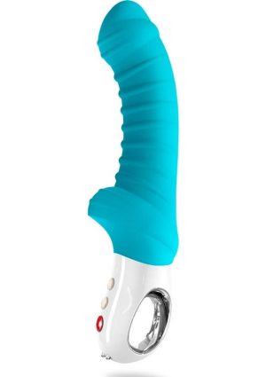 Tiger G5 Silicone Vibrator - Petrol Blue