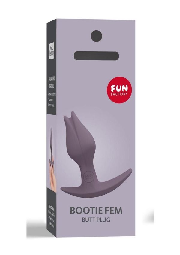 Bootie Fem Silicone Anal Plug - Dark Taupe