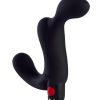 Duke Silicone Prostate Vibrator - Black