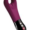 Manta Silicone Vibrating Penis Toy Jewels Limited Edition - Garnet Magenta