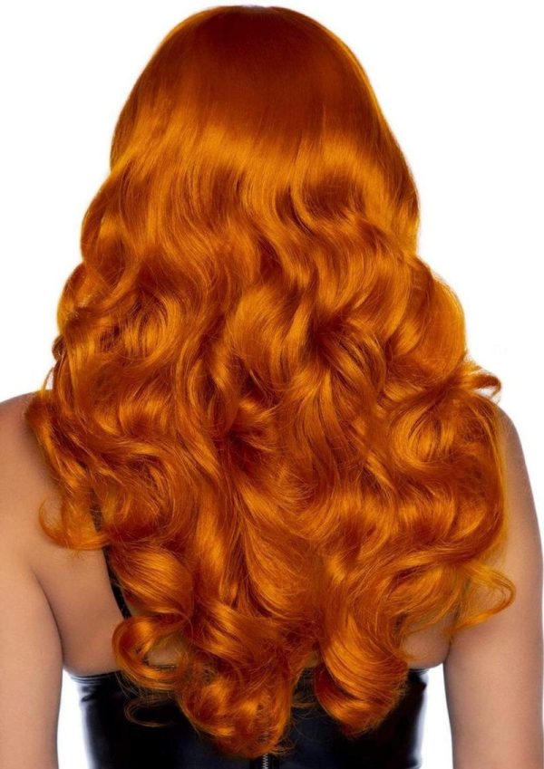 Leg Avenue Misfit Long Wavy Bang Wig - O/S - Ginger