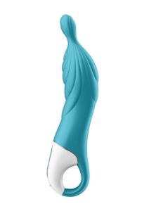 Satisfyer A-Mazing 2 Silicone Vibrating Stimulator - Turquoise