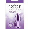 Rear Assets Aluminum Anal Plug - Petite - Purple