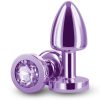 Rear Assets Aluminum Anal Plug - Petite - Purple