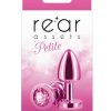 Rear Assets Aluminum Anal Plug - Petite - Pink