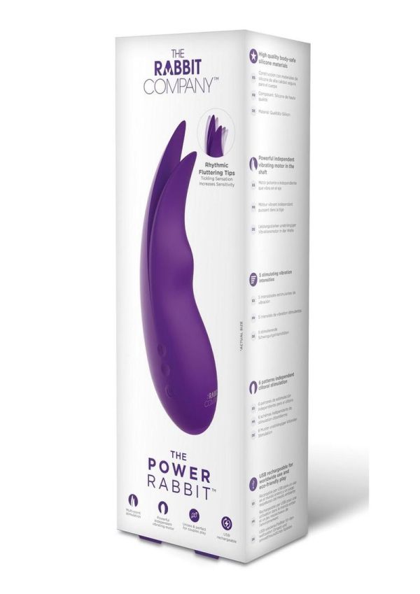 The Rabbit Company The Power Rabbit Rechargeable Silicone Vibrator - Purple