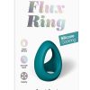 Love to Love Flux Ring Silicone Cock Ring - Teal Me