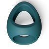 Love to Love Flux Ring Silicone Cock Ring - Teal Me