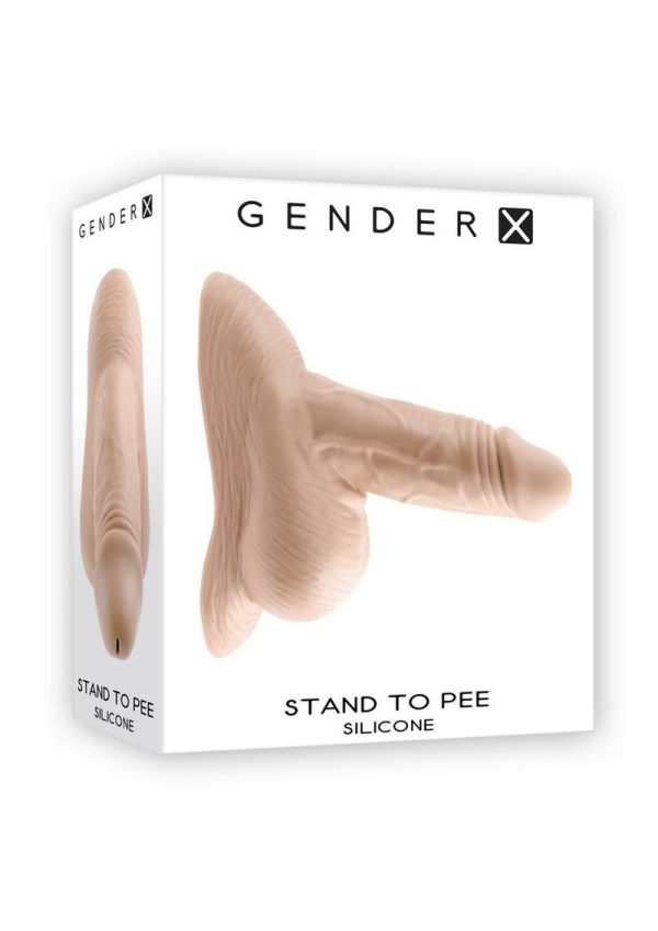 Gender X Silicone Realistic Stand To Pee Funnel - Vanilla