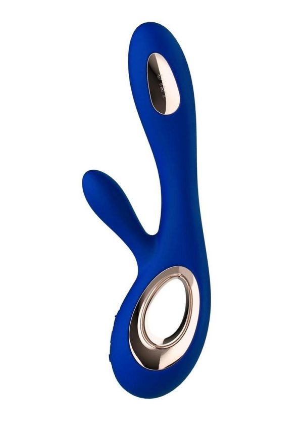 Soraya Wave Rechargeable Rabbit Vibrator - Midnight Blue