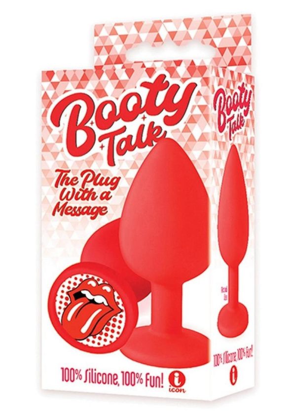 The 9`s - Booty Talk Silicone Butt Plug Tongue - Red