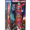 Creature Cocks Larva Silicone Ovipositor Dildo with Eggs - Multicolor
