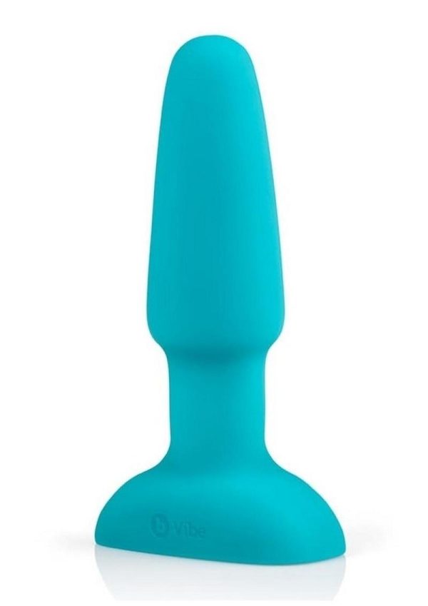 B-Vibe Rimming Plug 2 Rechargeable Silicone Anal Plug - Teal