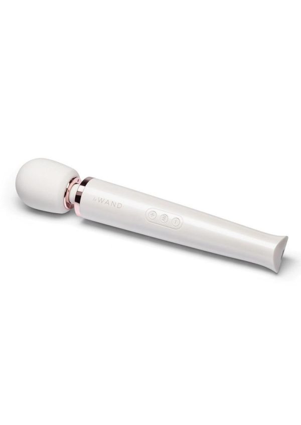 Le Wand Rechargeable Silicone Massager - Pearl White