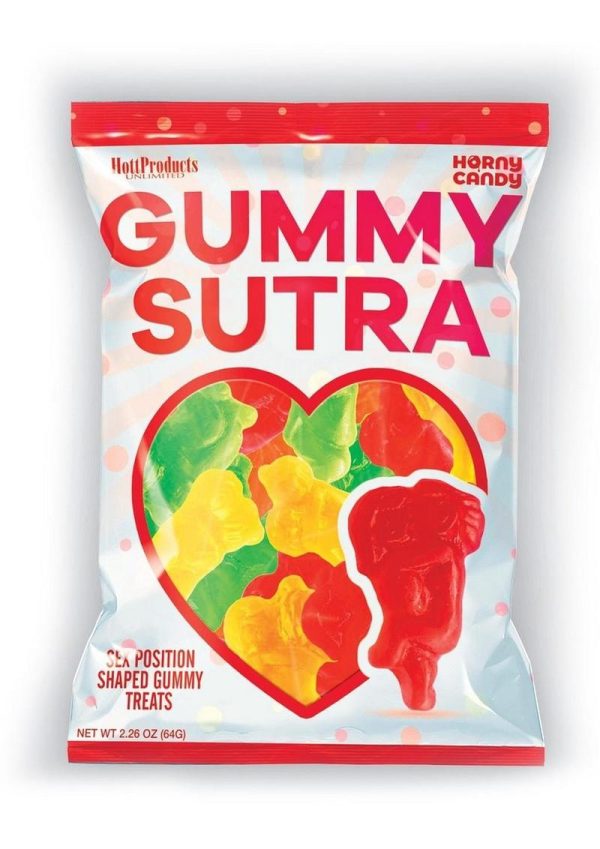 Horny Candy Gummy Sutra Sex Position Shaped Gummies 3.38oz. Box - Assorted Flavors