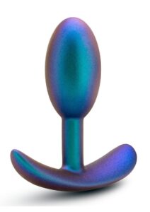 Anal Adventures Matrix Nebula Plug Silicone Anal Plug - Lunar Blue