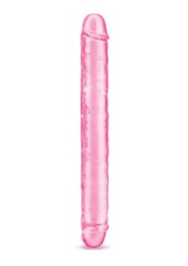 Me You Us Ultracock Jelly Double Ender 12in - Pink