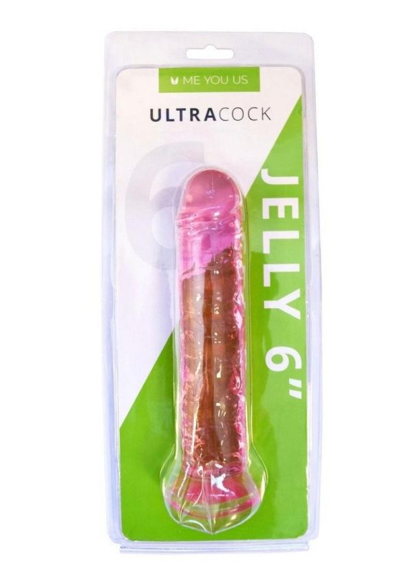 ME YOU US Ultracock Jelly Dong 6in - Pink