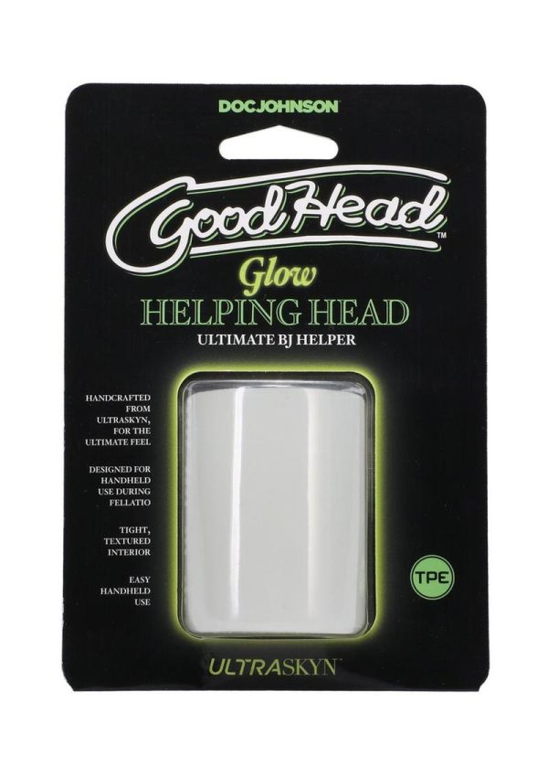 GoodHead Glow Helping Head Mini Stroker - Glow In The Dark