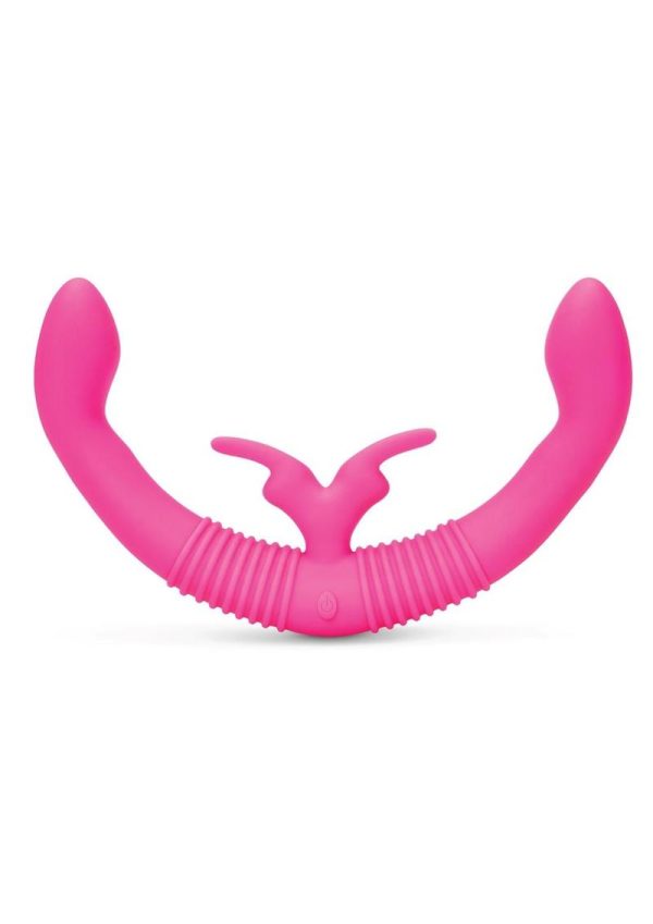 Together Toy Silicone Rechargeable Echo Function Vibrator for Couples - Pink