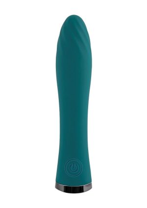 Ultra Wave Rechargeable Silicone Vibrator - Teal