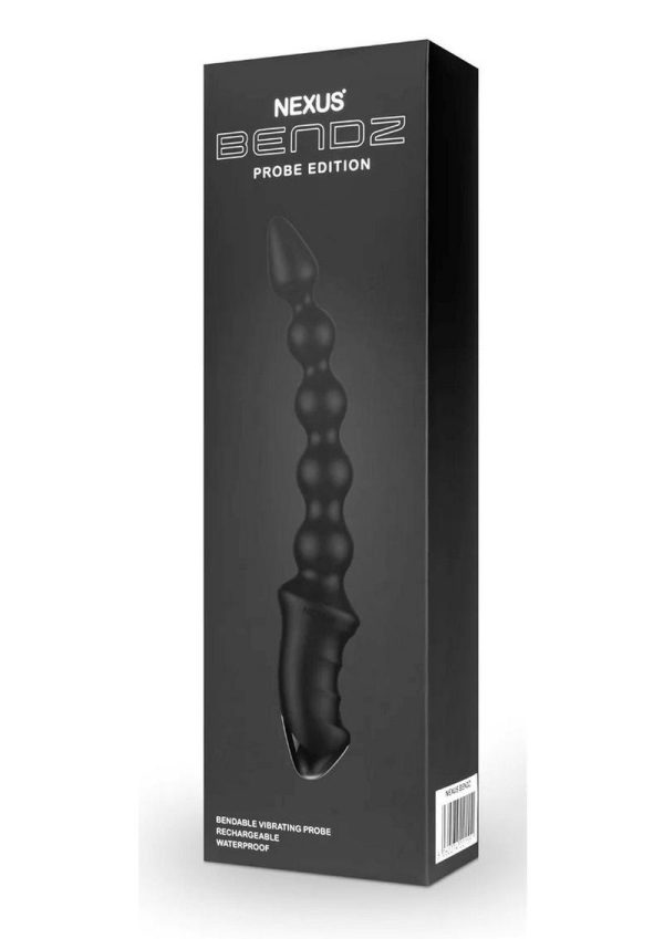 Nexus Bendz Prostate Edition Remote Control Bendable Rechargeable Silicone Prostate Massager - Black