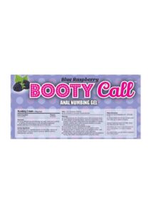 Booty Call Anal Numbing Gel 1.5oz - Blue Raspberry