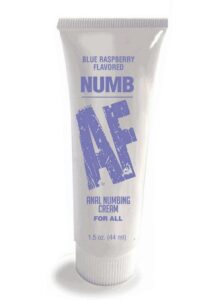 Numb AF Anal Numbing Flavored Cream 1.5oz - Blue Raspberry