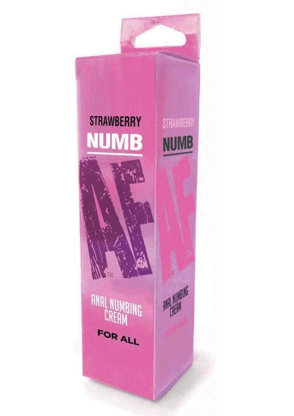 Numb AF Anal Numbing Flavored Cream 1.5oz - Strawberry