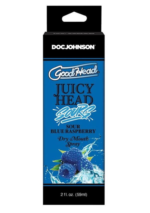 GoodHead Juicy Head Dry Mouth Spray - Sour Blue Raspberry 2oz