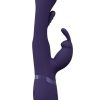 Vive Mika Rechargeable Triple Motor Vibrating Rabbit with G-Spot Stimulator - Purple