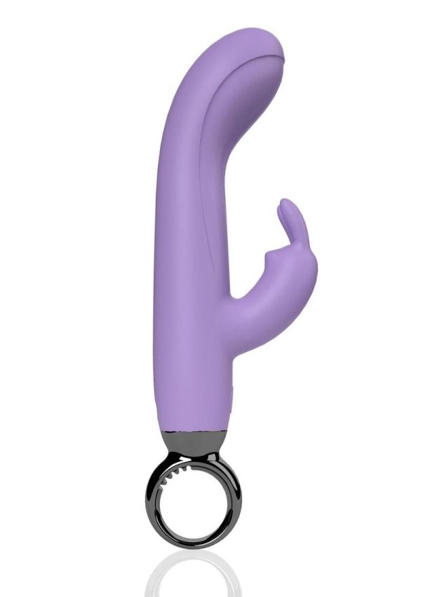 PrimO Rabbit Rechargeable Silicone Vibrator - Lavender