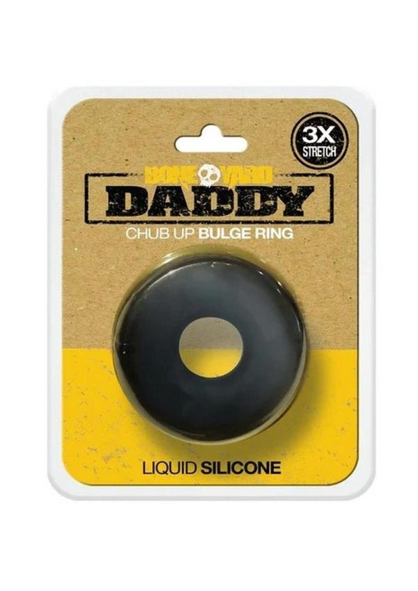 Bonyard The Daddy Silicone Cock Ring - Black