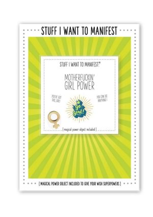 Warm Human Manifest Greeting Card - Girl Power