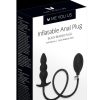 ME YOU US Inflatable Silicone Anal Beaded Plug - Black