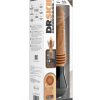 Dr. Skin Platinum Collection Silicone Dr. Arthur Rechargeable Thrusting Gyrating Vibrating Dildo 10.5in - Caramel